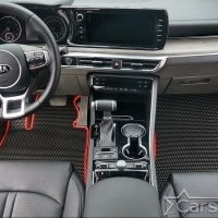 Двухслойные коврики EVA на Kia K5 III (2020->)