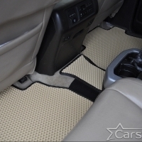 Автомобильные коврики EVA на Toyota Sequoia II 3 ряда (2008->)
