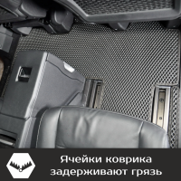 Коврики текстильные на Opel Zafira Life 7 мест Long (2019-2025) 