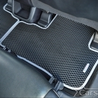 Коврики текстильные на Toyota Highlander III 3 ряда (2013-2019)