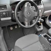 Коврики текстильные на Opel Zafira B 3 ряда (2005-2014) 