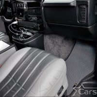 Двухслойные коврики EVA на Chevrolet Express II с консолью (2002->)