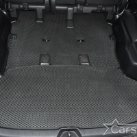 Двухслойные коврики EVA на Toyota Noah-Voxy II пр.руль (2007-2015) 2 ряд - без прохода