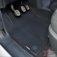 Двухслойные коврики EVA на Citroen C4 Picasso II Grand 3 ряда (2013-2018)