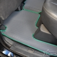 Двухслойные коврики EVA на Land Rover Discovery III 3 ряда (2004-2009)