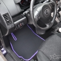 Двухслойные коврики EVA на Mazda 5 I 3 ряда (2005-2010)