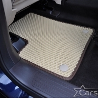 Двухслойные коврики EVA на Mercedes-Benz GL-klasse II X166 3 ряда (2012-2015)