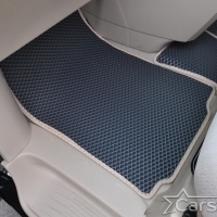 Двухслойные коврики EVA на Toyota Vellfire I пр.руль (2008-2014) 2 ряд - 3 места