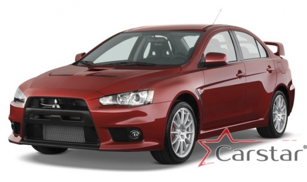 Текстильные коврики для Mitsubishi Lancer Evolution_X (2007->)
