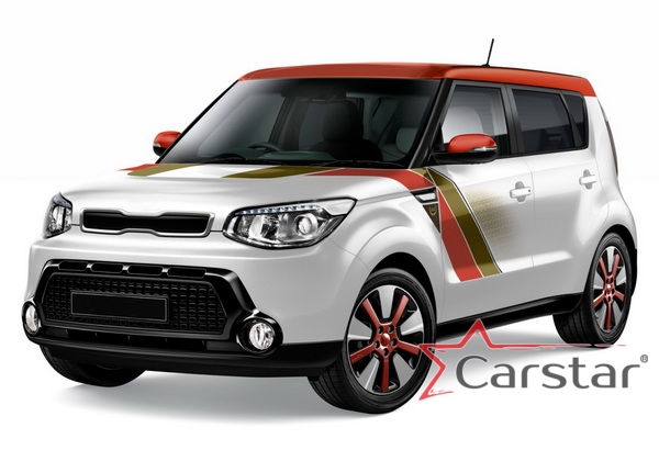 Текстильные коврики для Kia Soul II (2013-2019) 