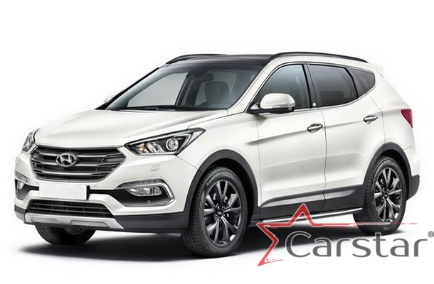 Текстильные коврики для Hyundai Santa Fe III 3 ряда (2012-2018)
