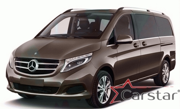 Двухслойные коврики EVA для Mercedez-Benz V-klasse II W447 (лимузин) (2014->)