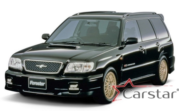 Автомобильные коврики EVA 3D для Subaru Forester I пр.руль (1997-2002)