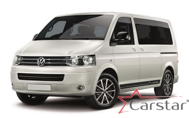 Автомобильные коврики EVA 3D для Volkswagen Caravelle T5 (2003-2015)