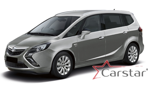 Автомобильные коврики EVA 3D для Opel Zafira С 3 ряда (2011->)